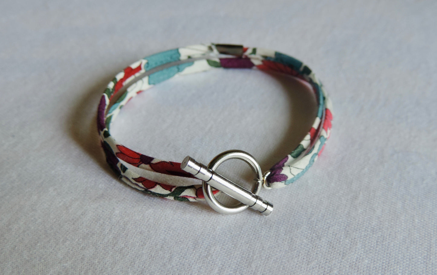 Bracelet en tissu Liberty