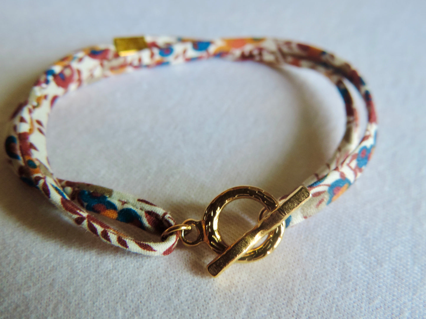 Bracelet en tissu Liberty