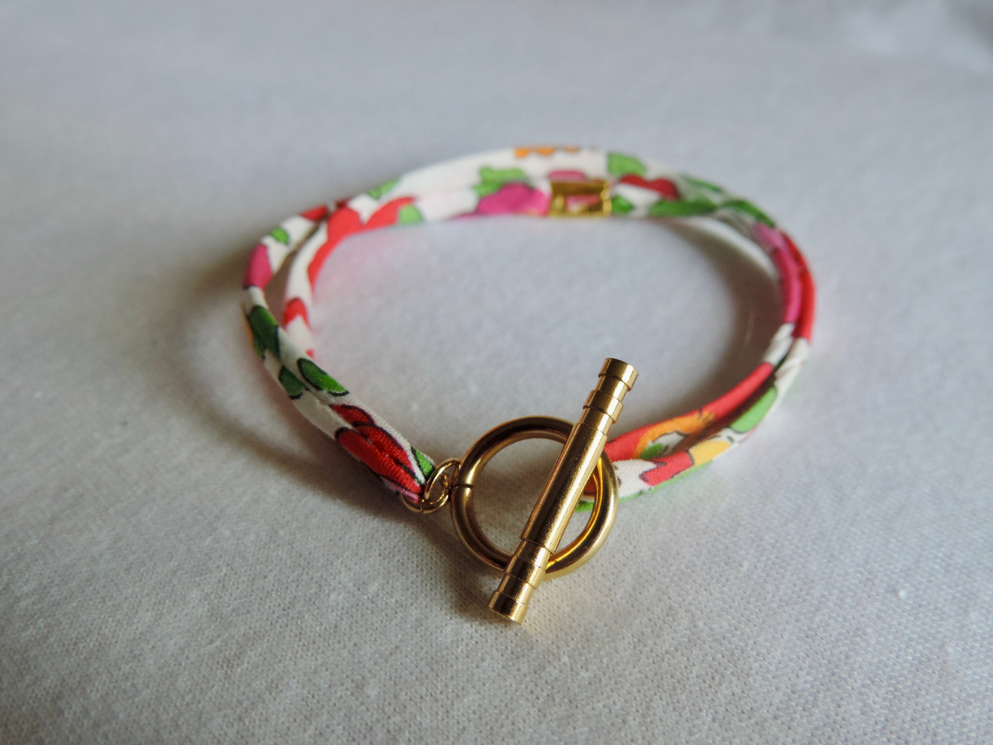 Bracelet en tissu Liberty