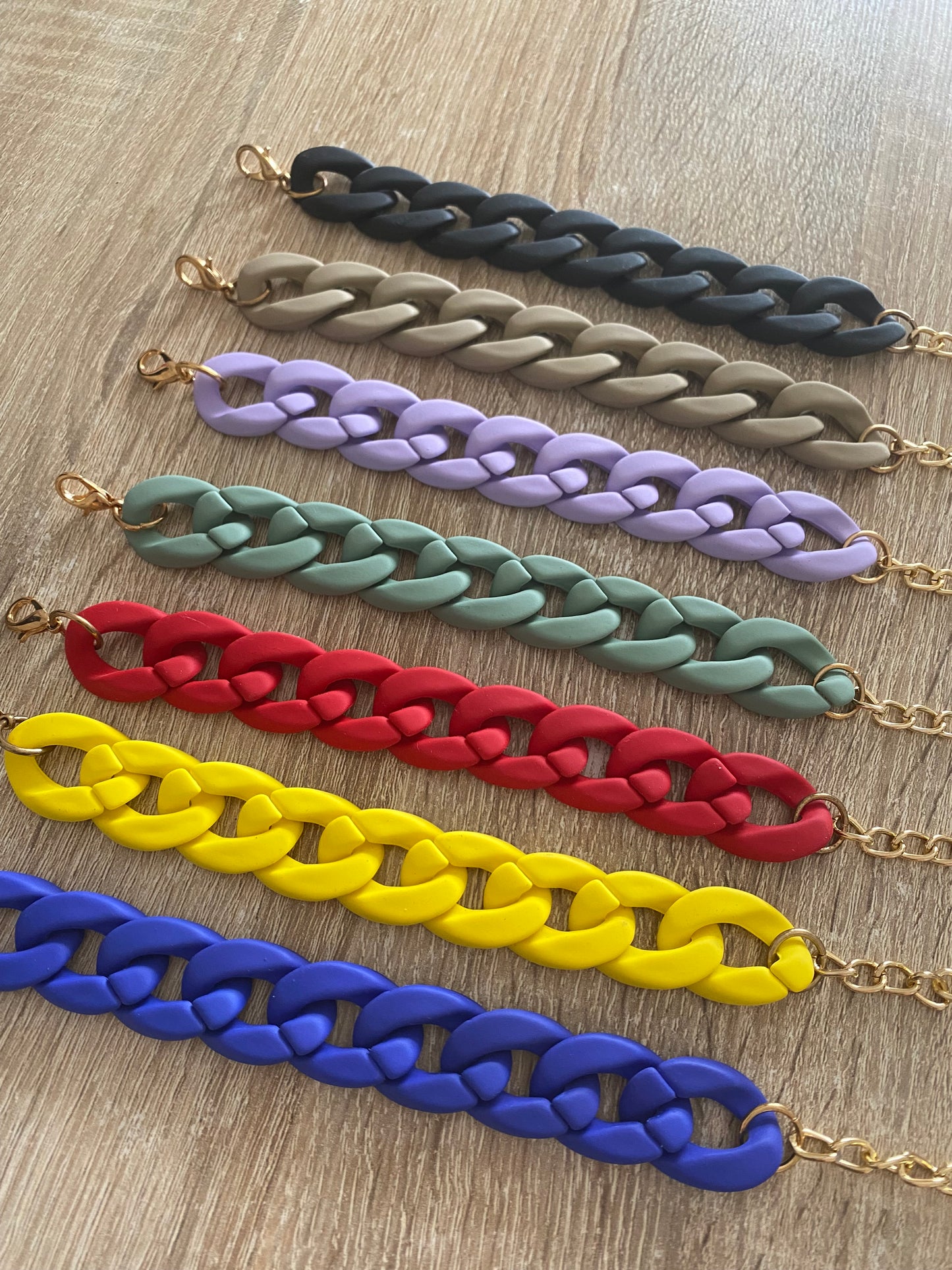 Bracelets grosses mailles