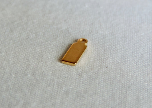 Charm Rectangle doré