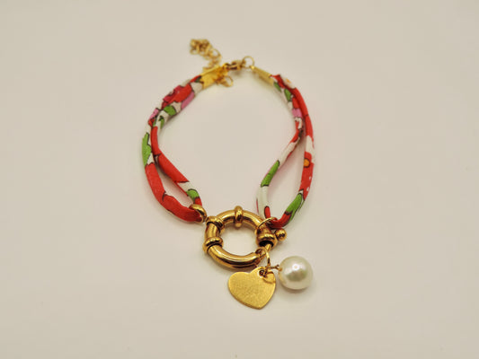 Bracelet en tissu Liberty