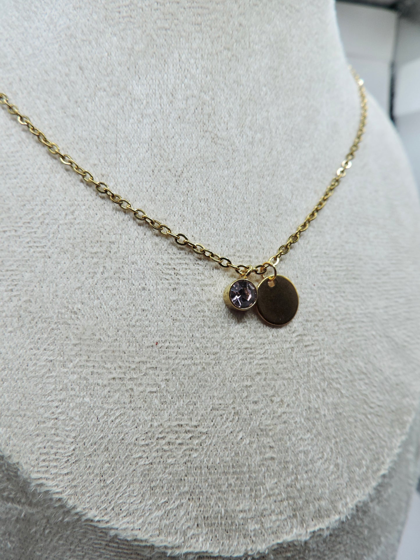 Collier pierre de naissance