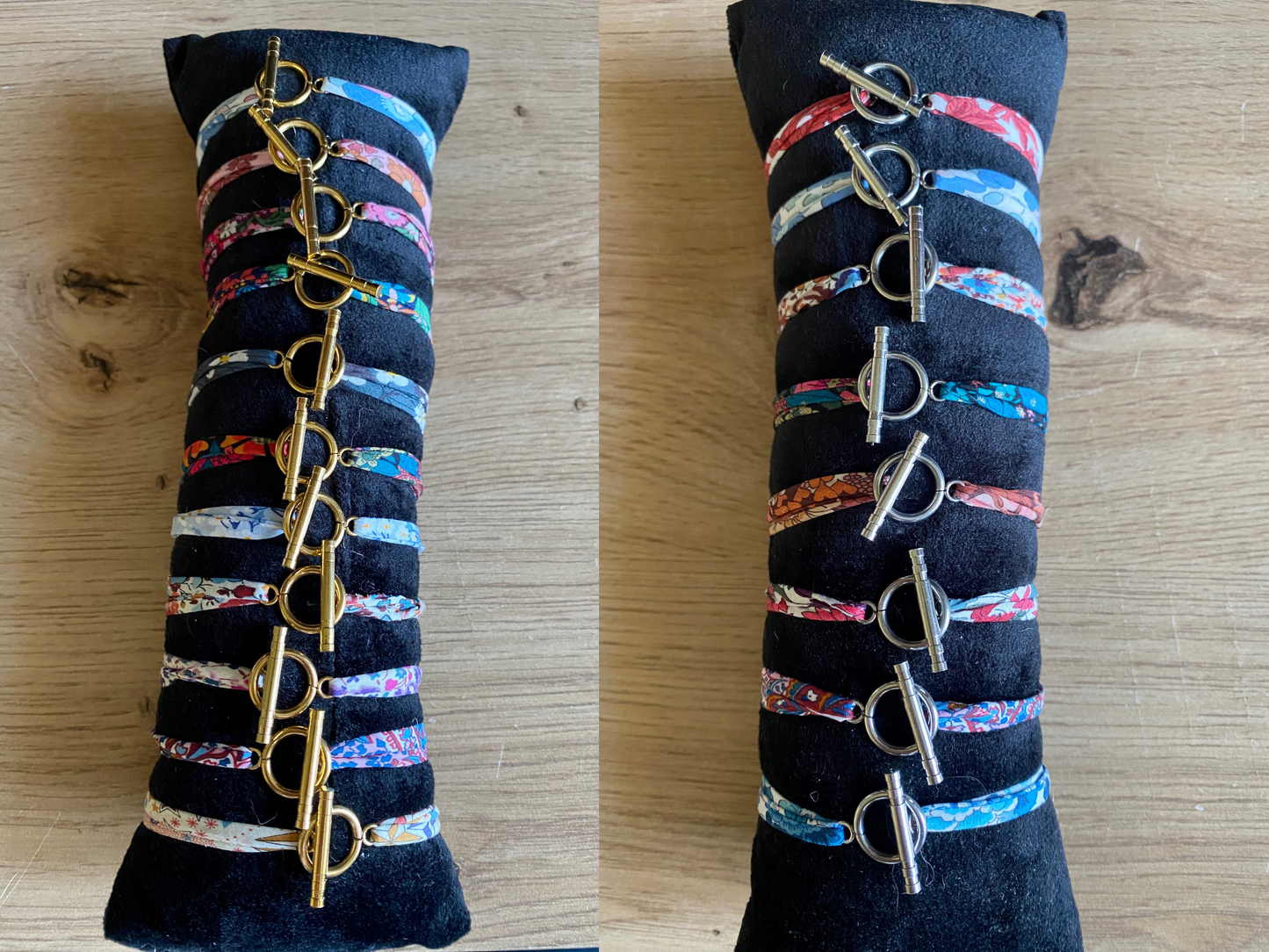 Bracelet en tissu Liberty